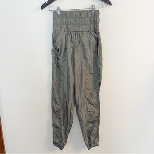 Free People Olive Green Track Pants